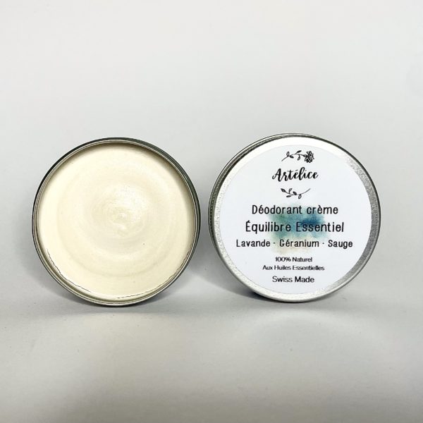 déodorant crème equilibre essentielle lavande géranium sauge