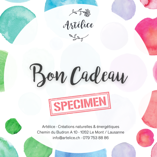 bon cadeau Artélice