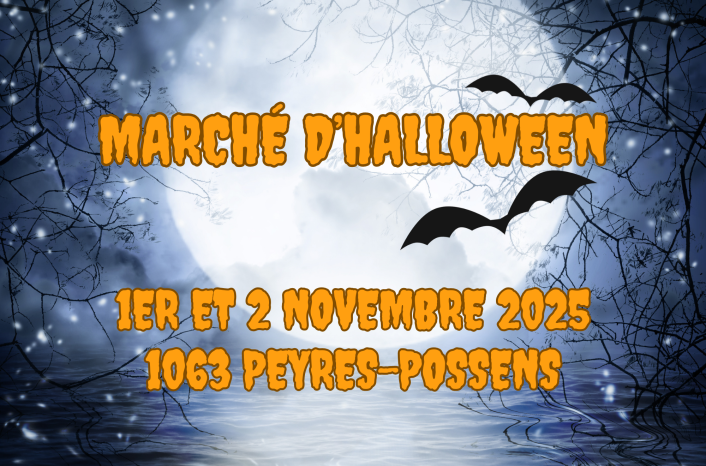 marché halloween 2025